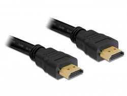 DELOCK HDMI Kabel Ethernet A -> A St/St 10.00m 4K Gold - 82709