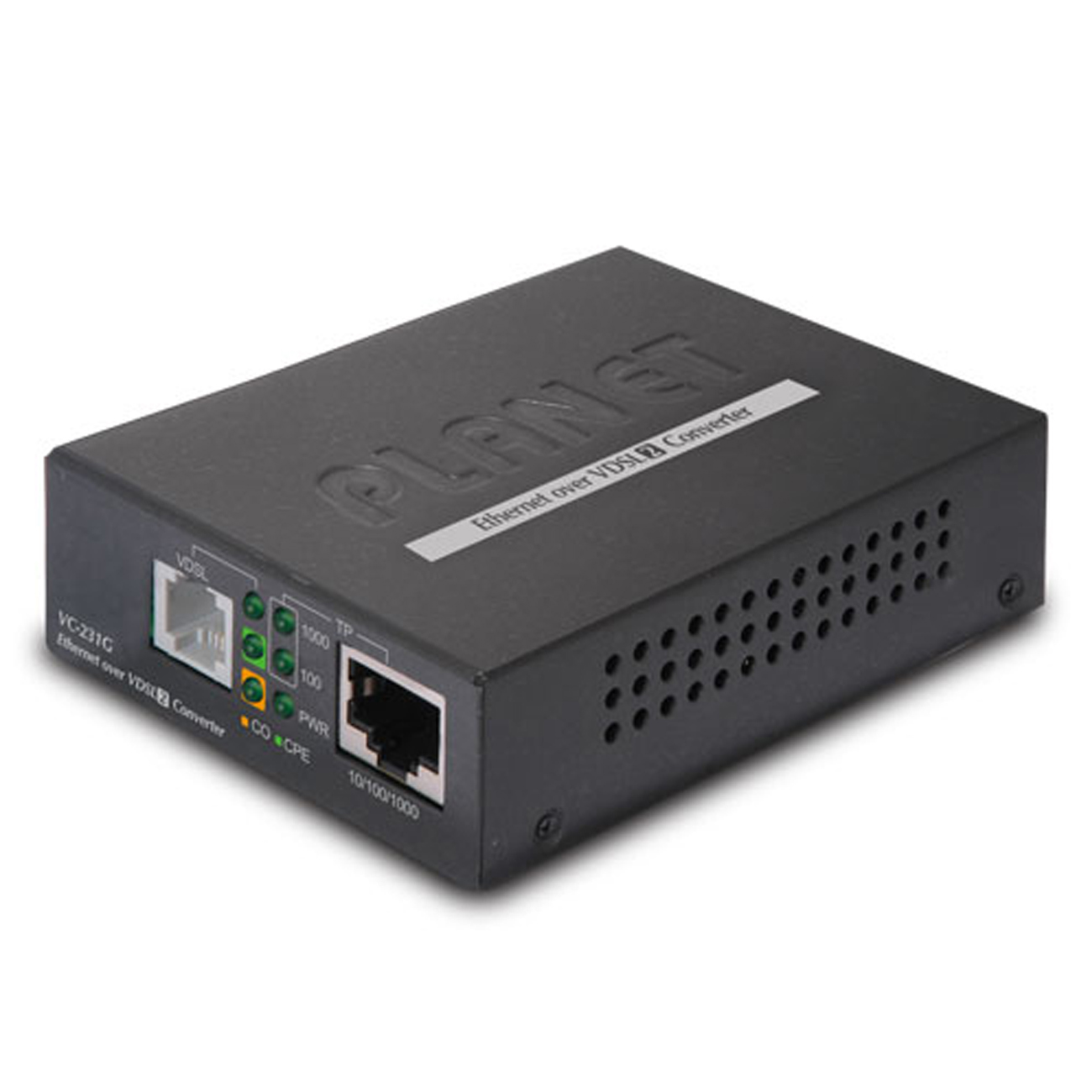 PLANET 1-Port 10/100/1000T Ethernet to VDSL2 Converter - VC-231G