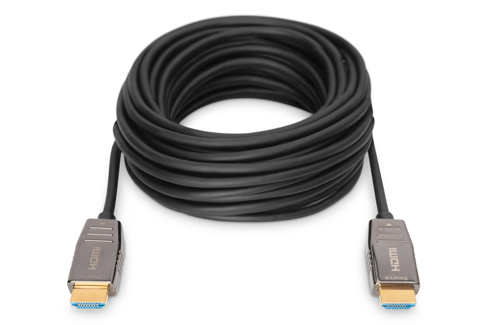 DIGITUS HDMI AOC Hybrid Glasfaserkabel UHD 8K 15m schwarz