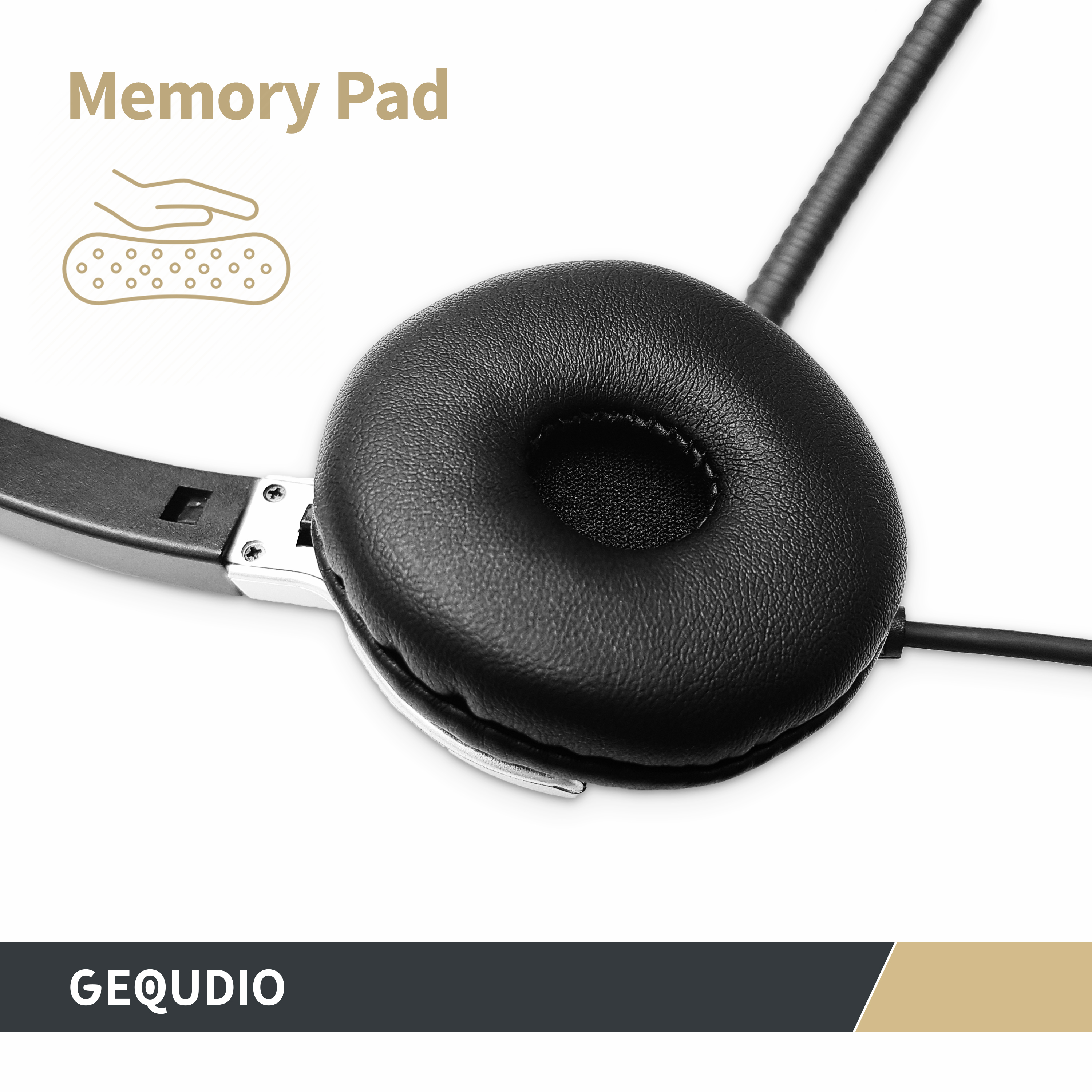 GEQUDIO WA9025, TK-Headsets, GEQUDIO Headset 2-Ohr mit WA9025 (BILD3)