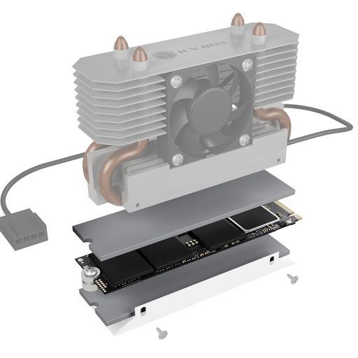 Hochwärmeleitpad IcyBox für M.2 SSD - IB-M2TP02-7