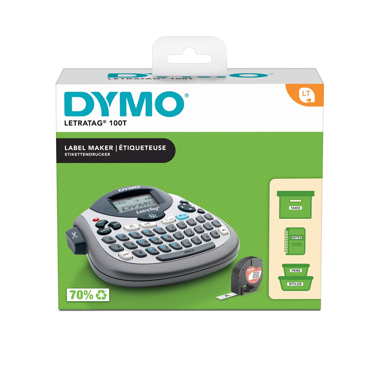 Dymo 2174591, Etikettendrucker, DYMO LetraTag LT-100T 2174591 (BILD1)