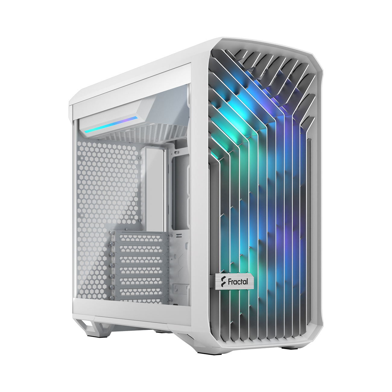 FRACTAL DESIGN Geh Torrent Compact RGB White TG Clear Tint