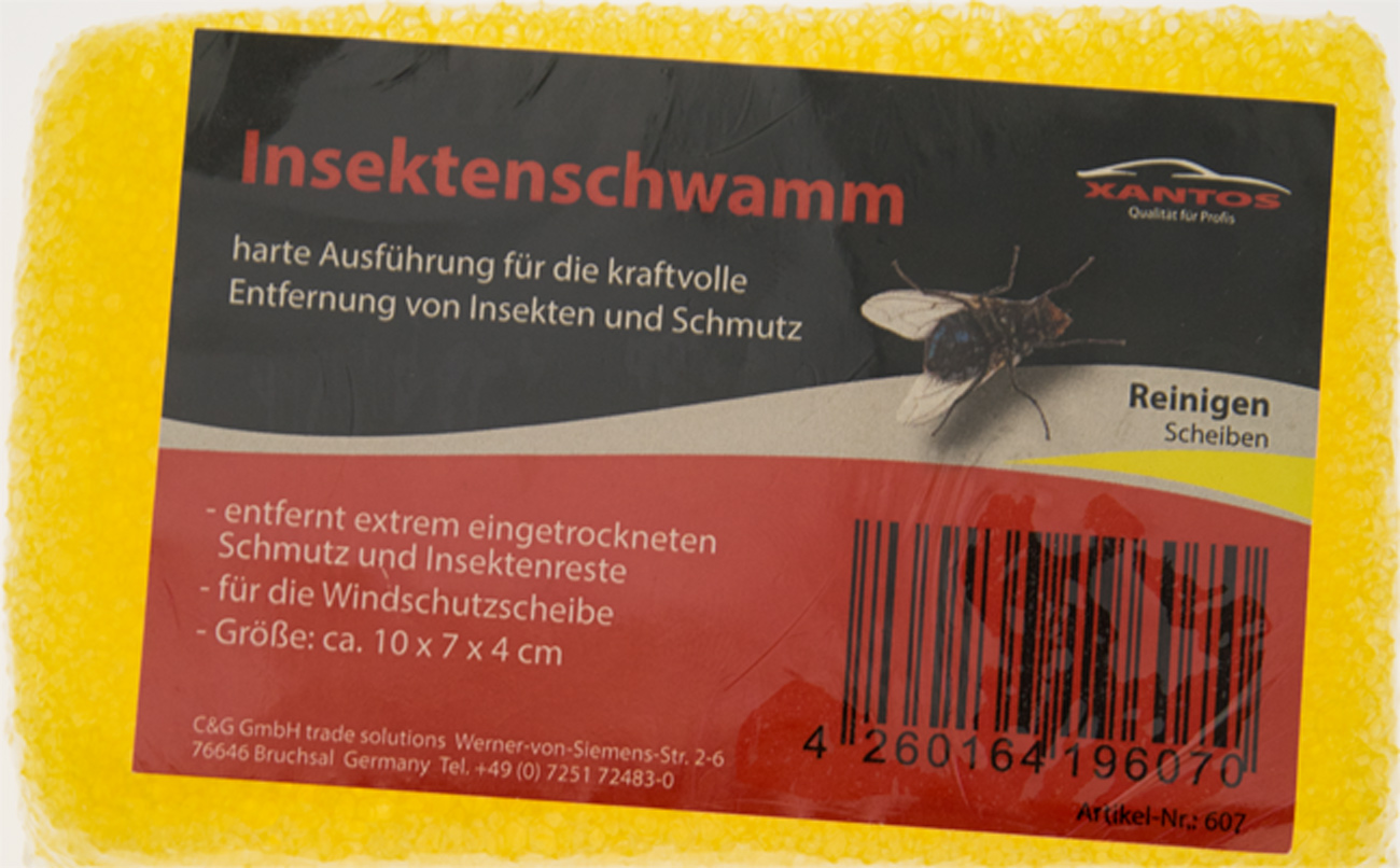 XANTOS Insektenschwamm, gelb - 514223