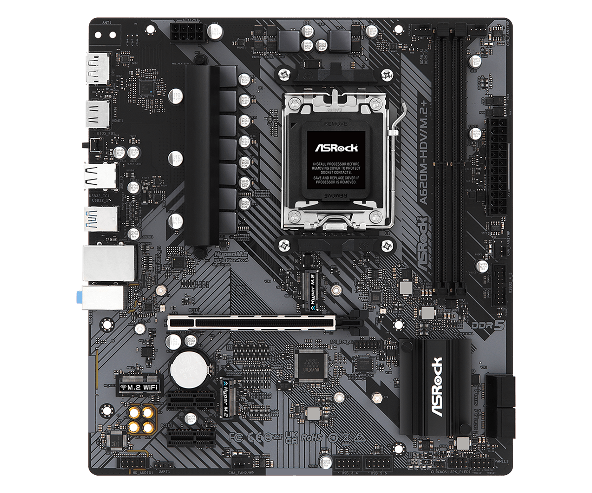 AS-Rock 90-MXBLK0-A0UAYZ, Mainboards AMD Mainboards AMD,  (BILD1)