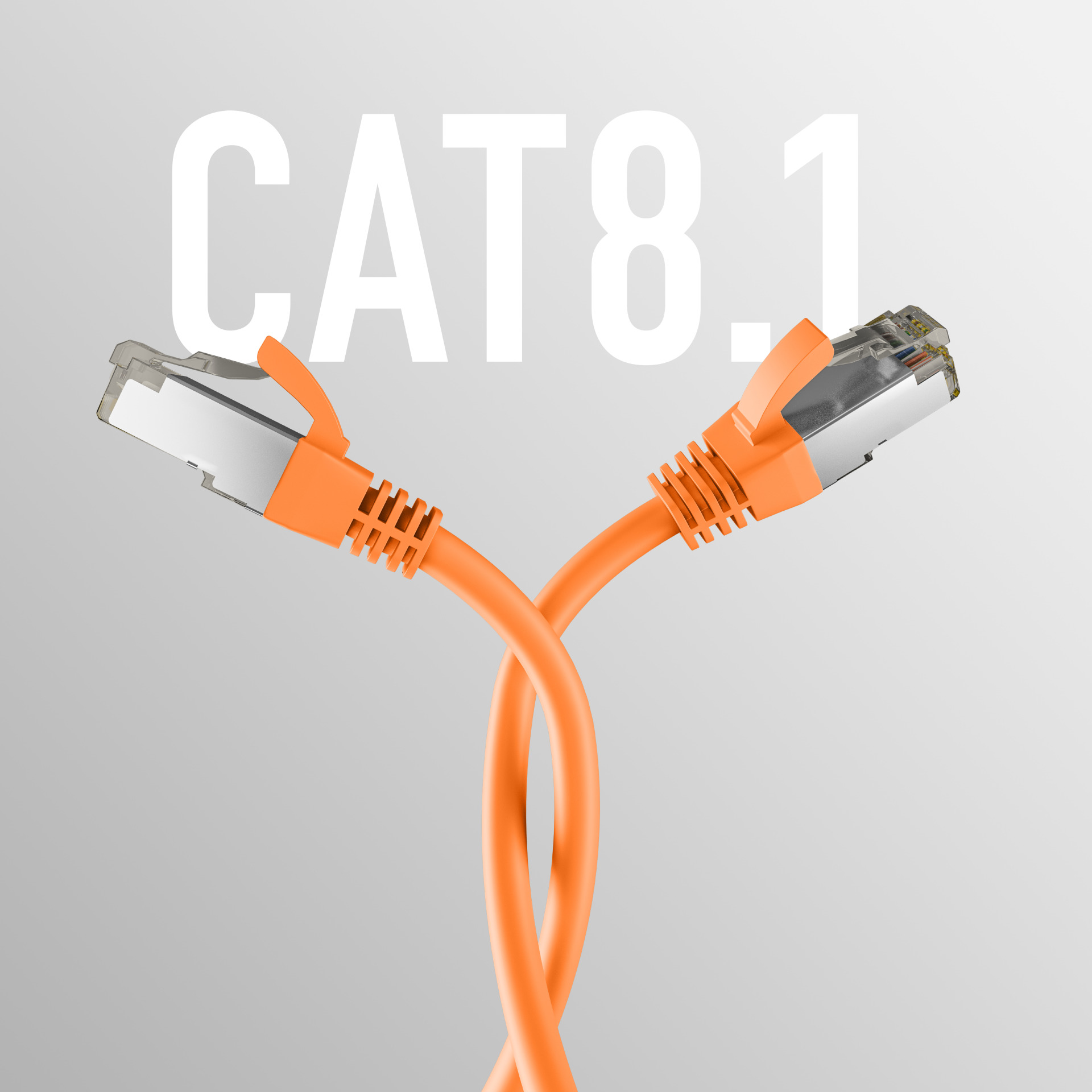 EFB CAT8.1 ORANGE 3m RJ45 PATCHKABEL S/FTP PIMF - EC020200282